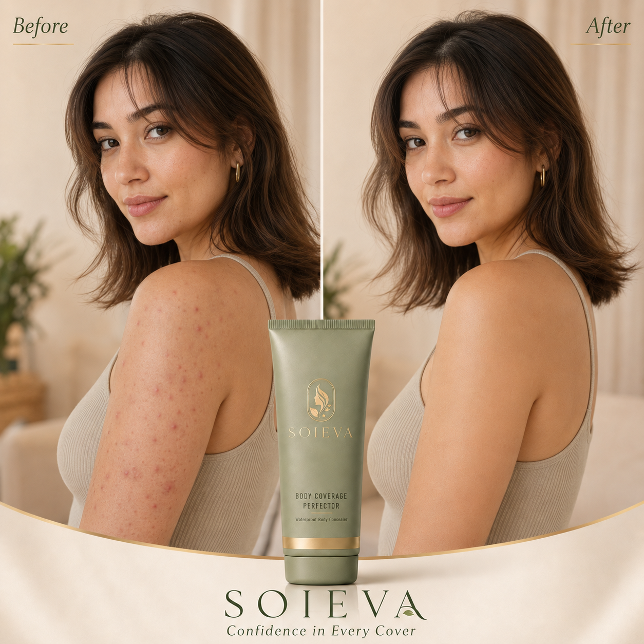Soieva Body Concealer Foundation  Waterproof | Best for Covering Tattoos