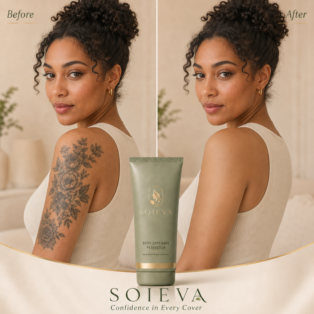 Soieva Body Concealer Foundation  Waterproof | Best for Covering Tattoos