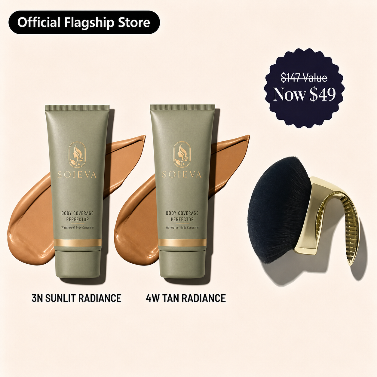 Soieva Body Concealer Foundation  Waterproof | Best for Covering Tattoos