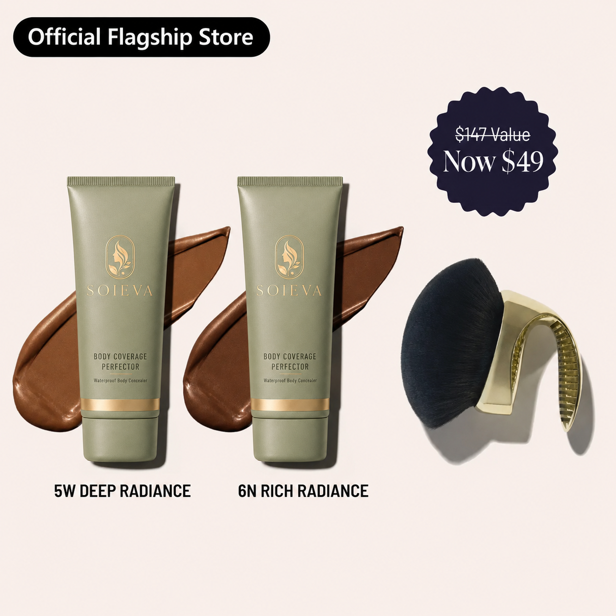Soieva Body Concealer Foundation  Waterproof | Best for Covering Tattoos